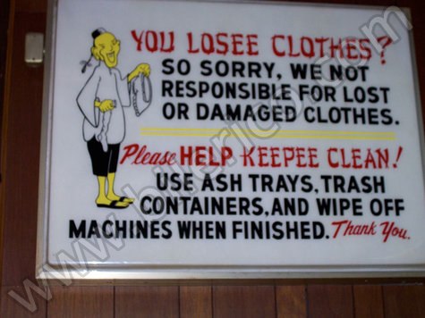 Lost Clothes Sign